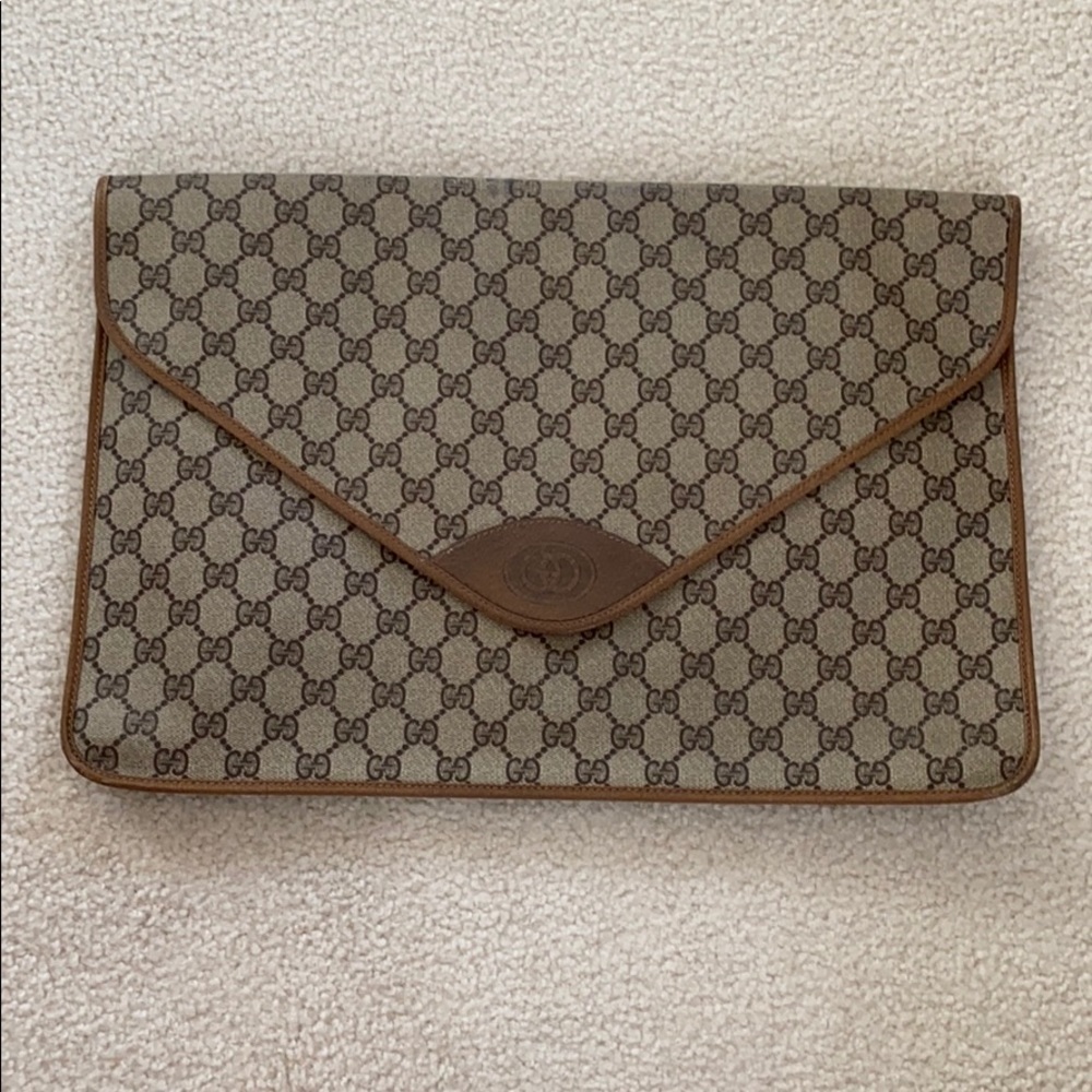 AUTHENTIC VINTAGE GUCCI Large Clutch